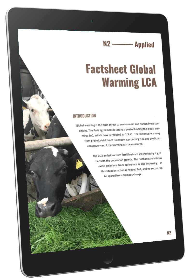 Factsheet Global Warming LCA - Mockup iPad
